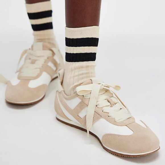 Free People Aces Tennis Shoes in Chalk Desert Sand US8 - Picture 11 of 12